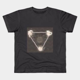 WATER TRIANGLE GOLD Kids T-Shirt